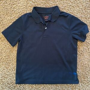 Navy polo short sleeve shirt size Large